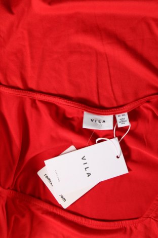 Дамска блуза VILA, Размер XXL, Цвят Червен, Цена 9,60 лв.