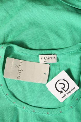 Γυναικεία μπλούζα Via Appia, Μέγεθος L, Χρώμα Πράσινο, Τιμή 8,91 €