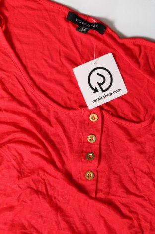 Γυναικεία μπλούζα Women Only, Μέγεθος M, Χρώμα Κόκκινο, Τιμή 11,75 €
