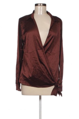 Дамска блуза Yoins, Размер M, Цвят Кафяв, Цена 3,99 лв.