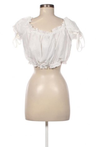 Дамска блуза Zaful, Размер L, Цвят Бял, Цена 5,27 лв.