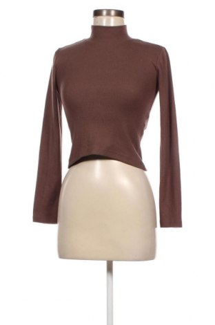 Дамска блуза Zara, Размер S, Цвят Кафяв, Цена 54,00 лв.