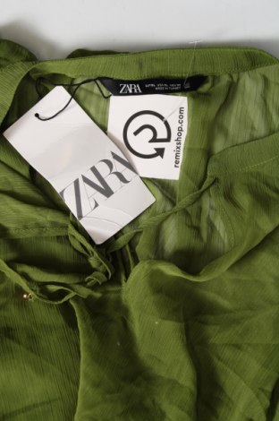 Bluză de femei Zara, Mărime XL, Culoare Verde, Preț 83,49 Lei