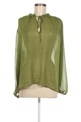 Дамска блуза Zara, Размер XL, Цвят Зелен, Цена 29,16 лв.