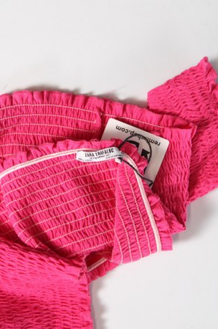 Bluză de femei Zara Trafaluc, Mărime M, Culoare Roz, Preț 49,34 Lei