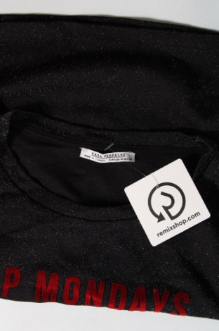 Дамска блуза Zara Trafaluc, Размер M, Цвят Черен, Цена 4,80 лв.