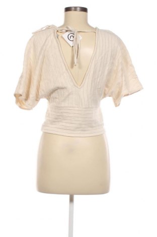 Дамска блуза Zara Trafaluc, Размер M, Цвят Бежов, Цена 15,00 лв.