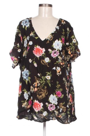 Γυναικεία μπλούζα Zizzi, Μέγεθος 3XL, Χρώμα Μαύρο, Τιμή 24,74 €