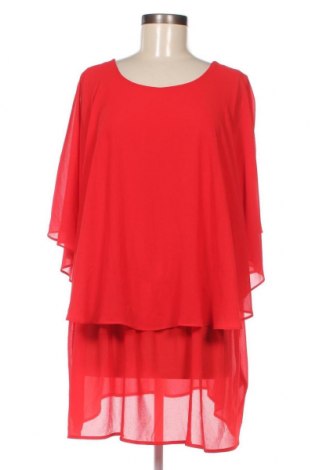 Γυναικεία μπλούζα Zizzi, Μέγεθος 3XL, Χρώμα Κόκκινο, Τιμή 5,40 €