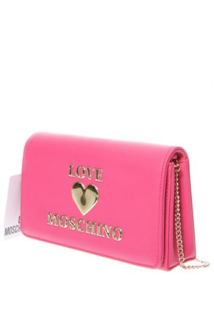 Дамска чанта Love Moschino, Цвят Розов, Цена 205,66 лв.