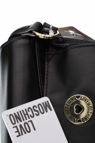 Дамска чанта Love Moschino, Цвят Черен, Цена 281,60 лв.