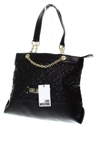 Дамска чанта Love Moschino, Цвят Черен, Цена 264,91 лв.