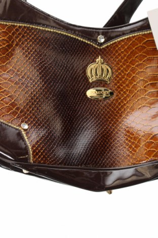 Дамска чанта Pompoos Design By Harald Gloockler, Цвят Кафяв, Цена 65,00 лв.