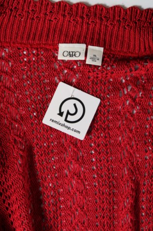 Γυναικεία ζακέτα Cato, Μέγεθος XL, Χρώμα Κόκκινο, Τιμή 17,94 €