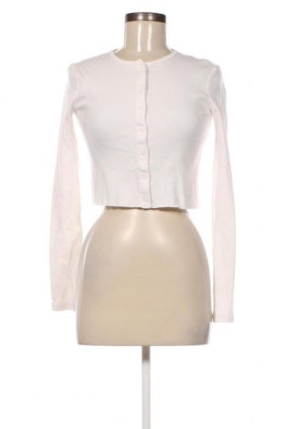 Damen Strickjacke H&M Divided, Größe S, Farbe Weiß, Preis 8,35 €