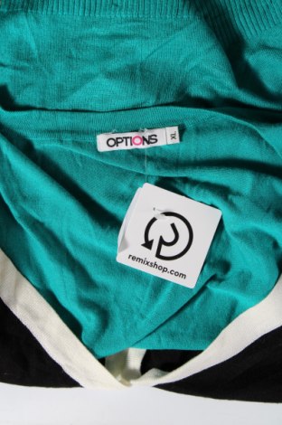 Γυναικεία ζακέτα Options, Μέγεθος XL, Χρώμα Πράσινο, Τιμή 4,08 €