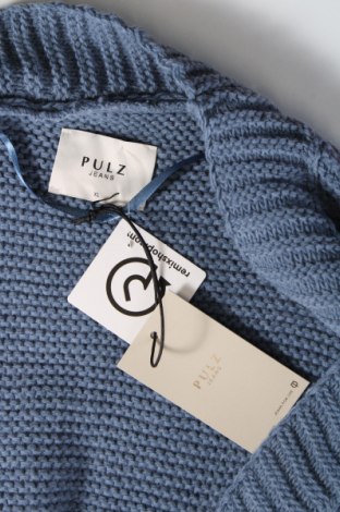 Γυναικεία ζακέτα Pulz Jeans, Μέγεθος XL, Χρώμα Μπλέ, Τιμή 10,32 €