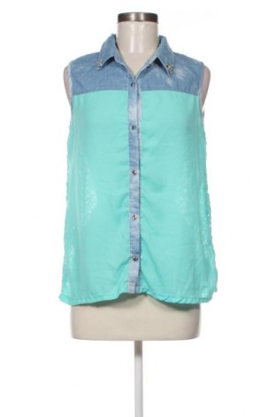 Γυναικείο πουκάμισο, Μέγεθος M, Χρώμα Μπλέ, Τιμή 3,84 €