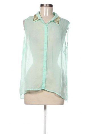 Γυναικείο πουκάμισο Amisu, Μέγεθος XL, Χρώμα Πράσινο, Τιμή 6,18 €