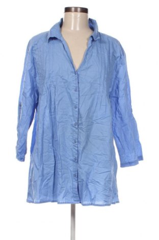 Γυναικείο πουκάμισο Atlas For Women, Μέγεθος XXL, Χρώμα Μπλέ, Τιμή 15,46 €