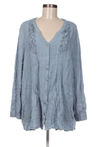 Γυναικείο πουκάμισο Autograph, Μέγεθος 5XL, Χρώμα Μπλέ, Τιμή 15,46 €