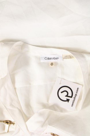 Γυναικείο πουκάμισο Calvin Klein, Μέγεθος XS, Χρώμα Λευκό, Τιμή 25,24 €
