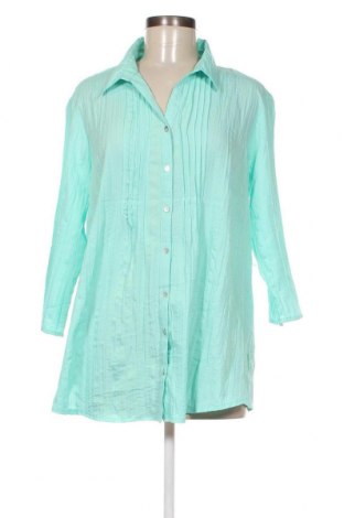 Γυναικείο πουκάμισο Canda, Μέγεθος XL, Χρώμα Πράσινο, Τιμή 13,14 €
