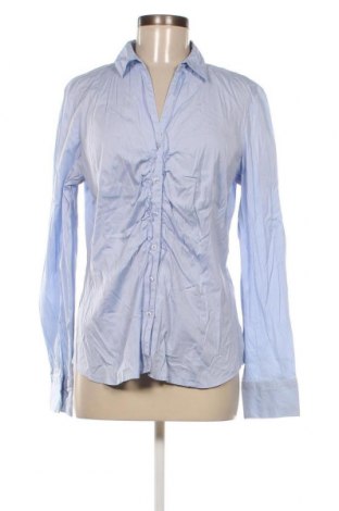 Γυναικείο πουκάμισο Comma,, Μέγεθος L, Χρώμα Μπλέ, Τιμή 17,39 €