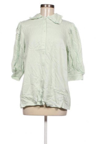 Γυναικείο πουκάμισο Free Quent, Μέγεθος L, Χρώμα Πράσινο, Τιμή 37,11 €