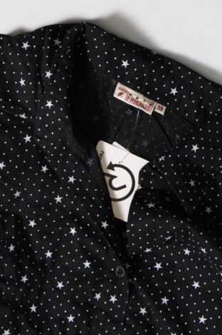 Γυναικείο πουκάμισο Friends, Μέγεθος S, Χρώμα Μαύρο, Τιμή 14,85 €
