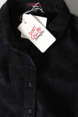 Γυναικείο πουκάμισο Jennyfer, Μέγεθος XXS, Χρώμα Μαύρο, Τιμή 6,39 €