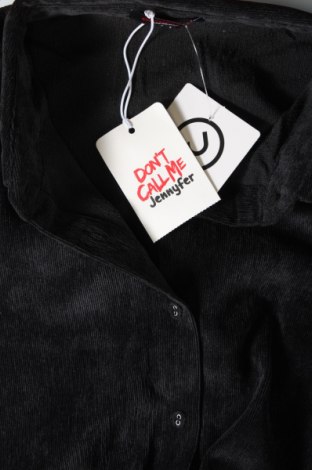 Γυναικείο πουκάμισο Jennyfer, Μέγεθος L, Χρώμα Μαύρο, Τιμή 6,39 €