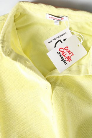 Γυναικείο πουκάμισο Jennyfer, Μέγεθος XXS, Χρώμα Κίτρινο, Τιμή 3,09 €