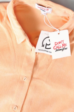 Дамска риза Jennyfer, Размер S, Цвят Оранжев, Цена 12,00 лв.