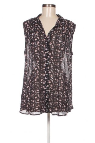 Γυναικείο πουκάμισο Laura Torelli, Μέγεθος XXL, Χρώμα Μαύρο, Τιμή 11,75 €