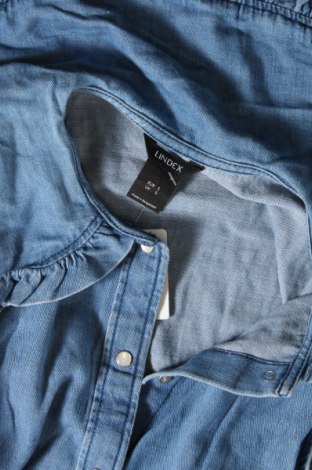 Γυναικείο πουκάμισο Lindex, Μέγεθος S, Χρώμα Μπλέ, Τιμή 3,40 €