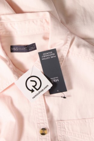 Γυναικείο πουκάμισο Marks & Spencer, Μέγεθος M, Χρώμα Ρόζ , Τιμή 27,84 €