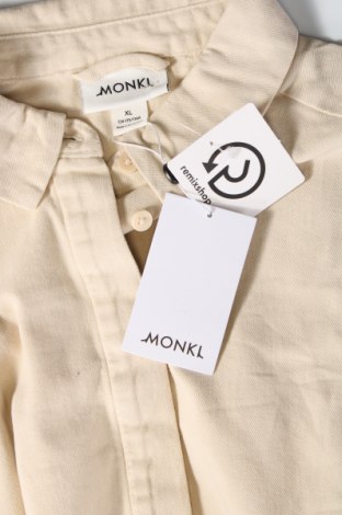 Γυναικείο πουκάμισο Monki, Μέγεθος XL, Χρώμα  Μπέζ, Τιμή 10,10 €