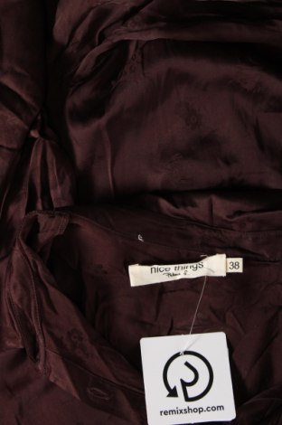 Γυναικείο πουκάμισο Nice Things Paloma S., Μέγεθος M, Χρώμα Καφέ, Τιμή 7,89 €
