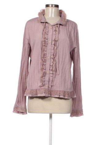 Γυναικείο πουκάμισο Nienhaus, Μέγεθος L, Χρώμα Σάπιο μήλο, Τιμή 12,83 €