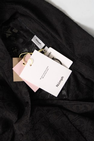 Γυναικείο πουκάμισο Numph, Μέγεθος XS, Χρώμα Μαύρο, Τιμή 16,83 €