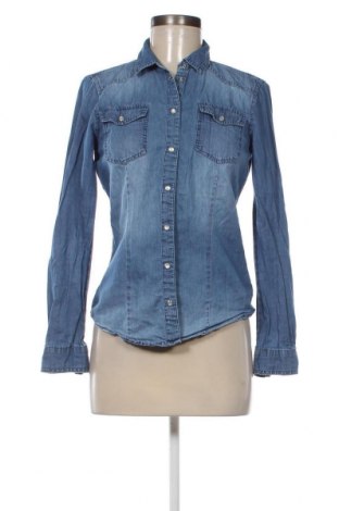 Γυναικείο πουκάμισο ONLY, Μέγεθος S, Χρώμα Μπλέ, Τιμή 15,99 €
