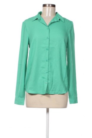 Дамска риза Pieces, Размер XS, Цвят Зелен, Цена 40,00 лв.