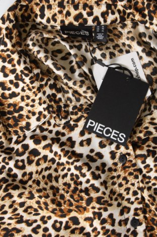 Γυναικείο πουκάμισο Pieces, Μέγεθος XL, Χρώμα Πολύχρωμο, Τιμή 6,39 €