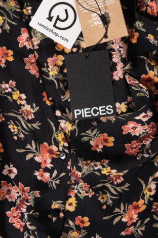 Γυναικείο πουκάμισο Pieces, Μέγεθος XS, Χρώμα Μαύρο, Τιμή 5,98 €