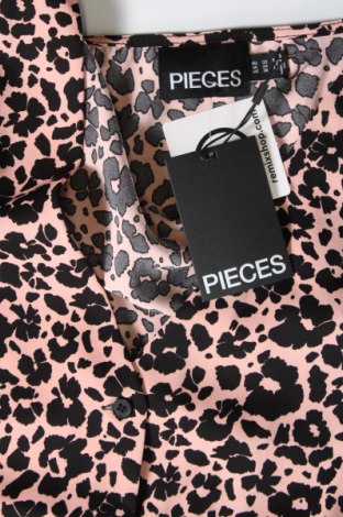 Γυναικείο πουκάμισο Pieces, Μέγεθος 3XL, Χρώμα Πολύχρωμο, Τιμή 7,84 €