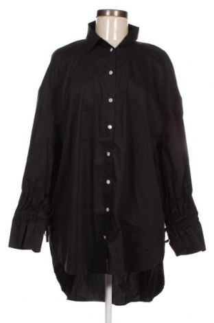 Γυναικείο πουκάμισο Pieces, Μέγεθος M, Χρώμα Μαύρο, Τιμή 6,39 €