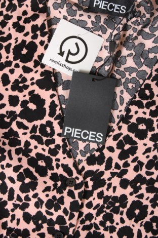 Γυναικείο πουκάμισο Pieces, Μέγεθος XL, Χρώμα Πολύχρωμο, Τιμή 7,84 €