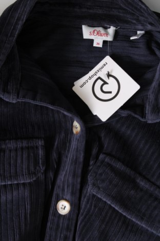 Γυναικείο πουκάμισο S.Oliver, Μέγεθος S, Χρώμα Μπλέ, Τιμή 3,42 €