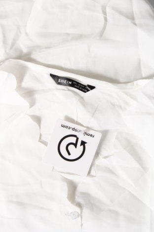 Γυναικείο πουκάμισο SHEIN, Μέγεθος L, Χρώμα Λευκό, Τιμή 3,25 €